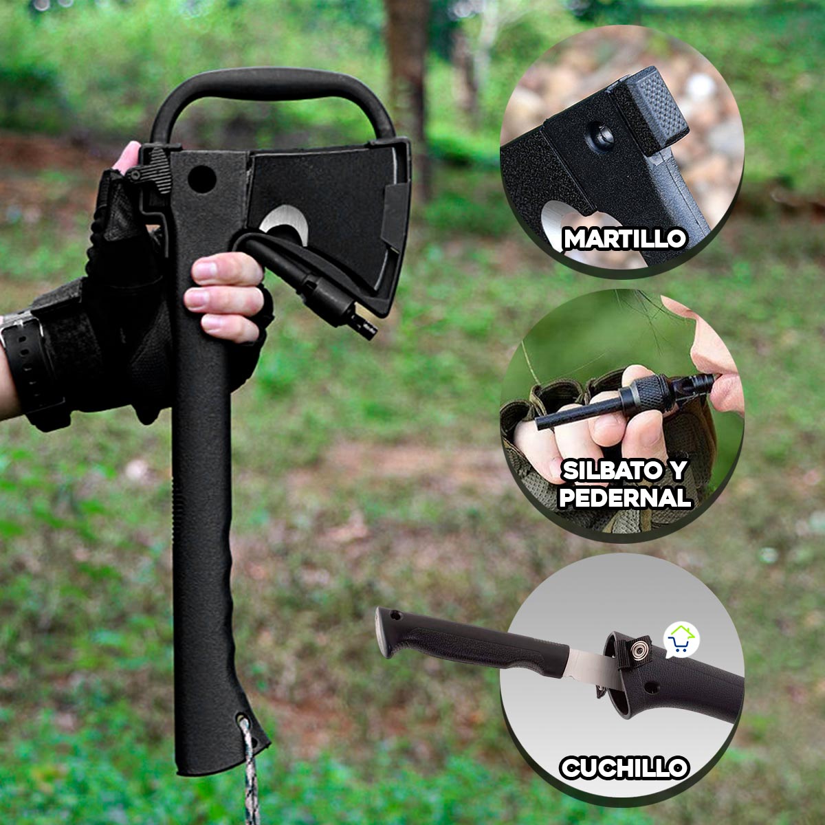 Miniatura 3 de Hacha Tactica 4 en 1 CCCP